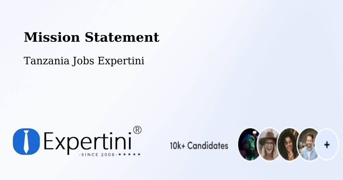 Corporate Mission – Bugene - Tanzania Jobs Expertini